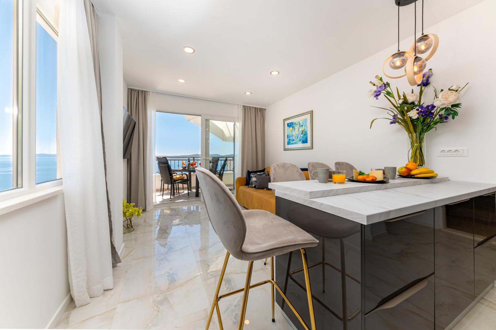 Seaview Apartments Nives Brela Exterior photo