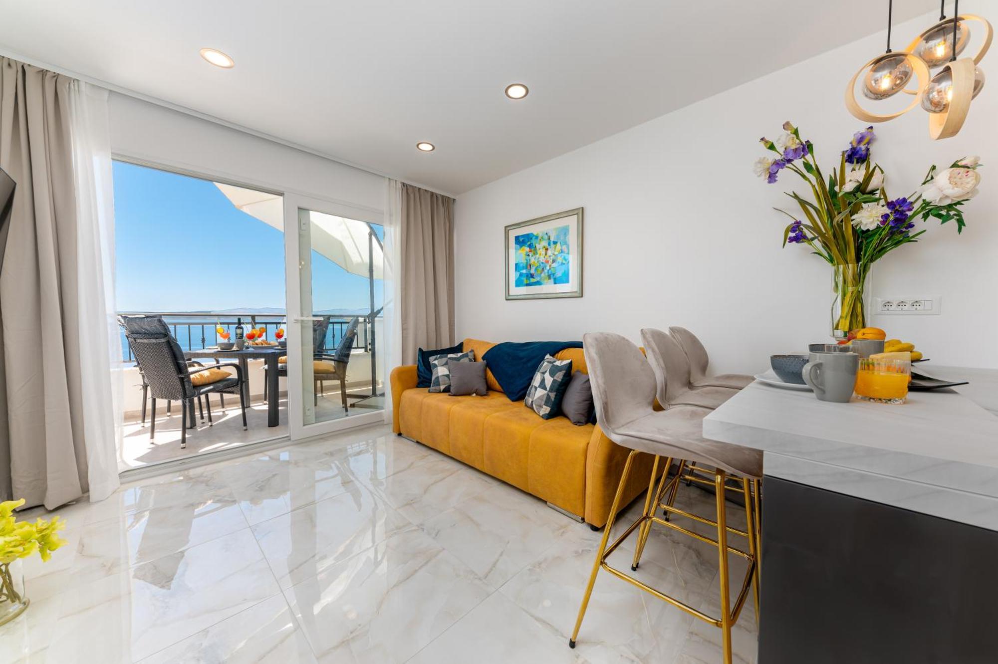 Seaview Apartments Nives Brela Exterior photo
