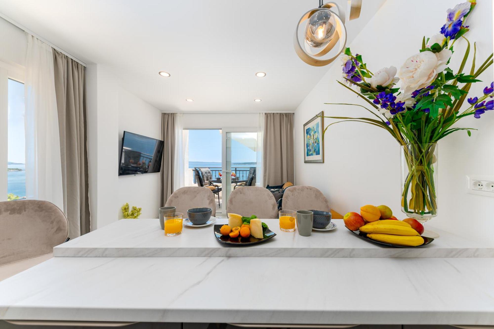 Seaview Apartments Nives Brela Exterior photo