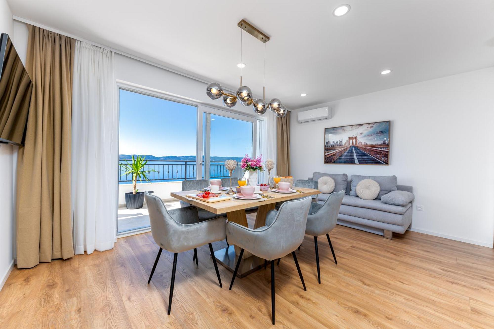 Seaview Apartments Nives Brela Exterior photo
