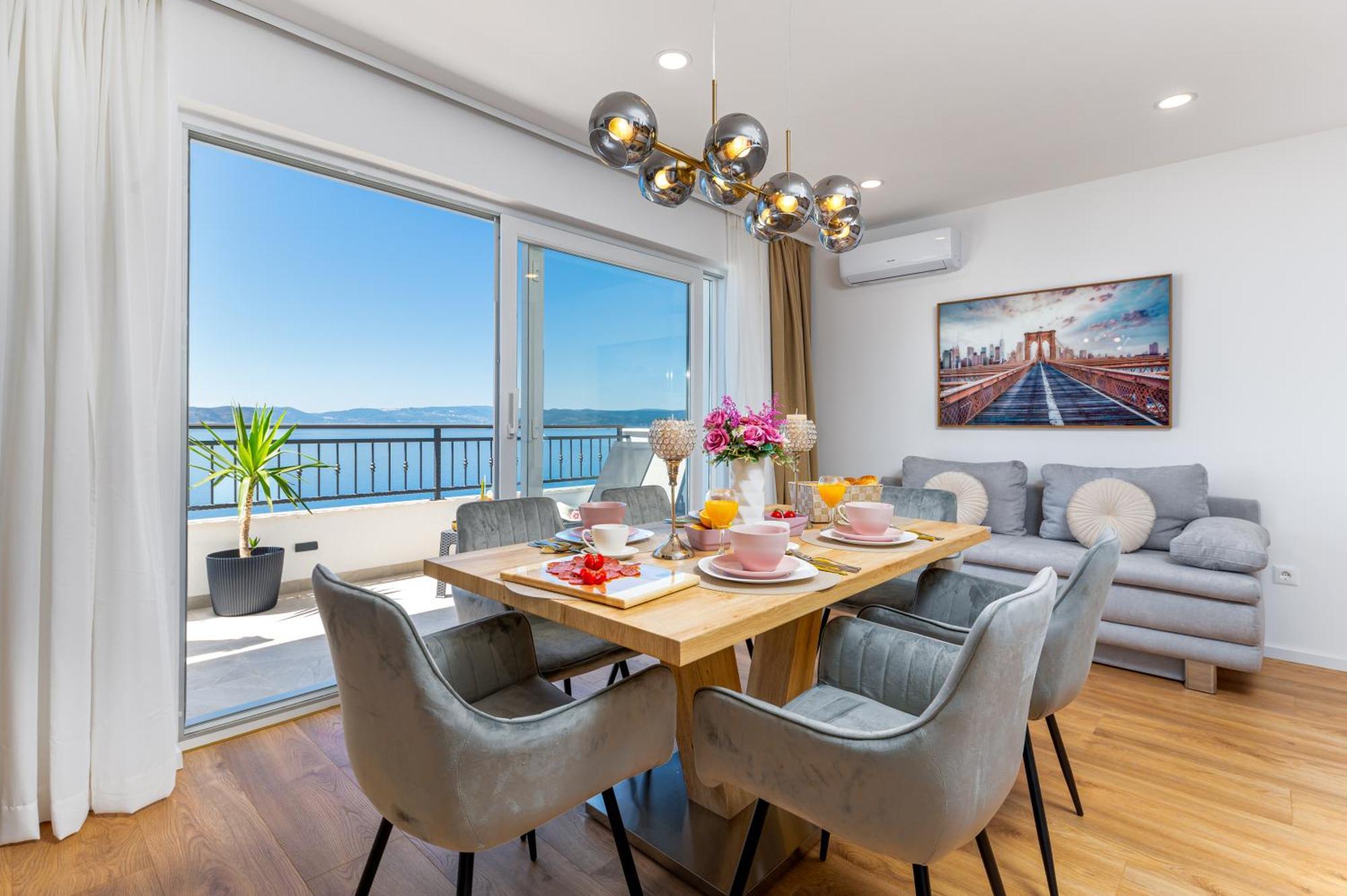 Seaview Apartments Nives Brela Exterior photo